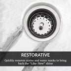 Buy now HOPE'S Perfect Sink Cleaner and Polish, Restorative, Removes Stains, Cast Iron, Corian, Composite, Acrylic, 8.5 Fl Oz at indiglob india