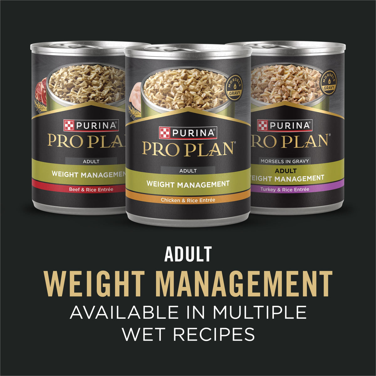 Purina Pro Plan Weight Management Large Breed Dog Food, Chicken, 34 lb Bag