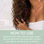 ALURAM Curl Foam, Define, Enhance & Nourish Curls, 7 Fl Oz