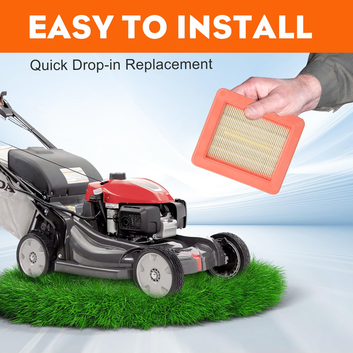 Hipa 17211-Z8B-901 Air Filter Tune Up Kit for Honda GCV160 Lawn Mower Parts