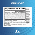 Buy now Jarrow FormulasÂ® CarotenAll, Dietary Supplement, Antioxidant Support for Vision and Cardiovascular Health, 60 Softgels, Up to a 60 Day Supply at indiglob india