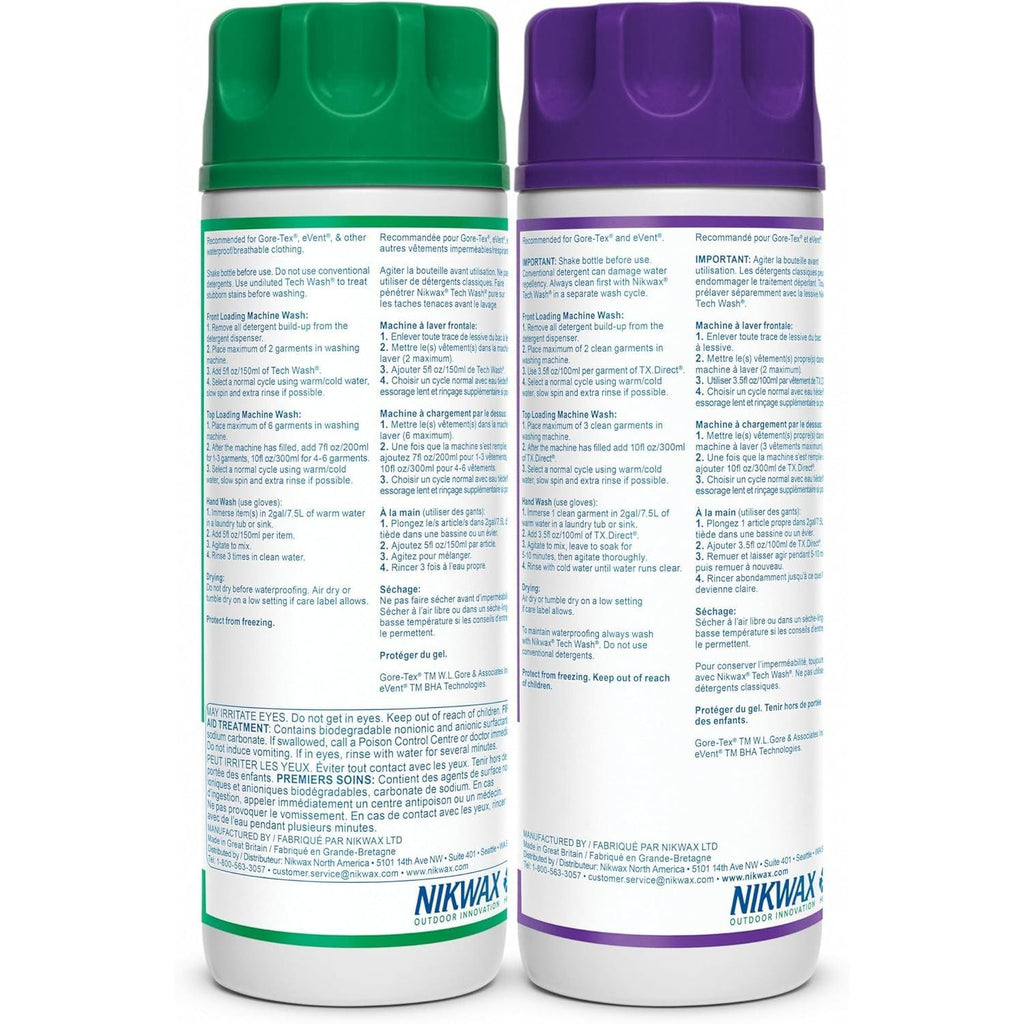 Buy now Nikwax Hardshell Cleaning & Waterproofing Duo-Pack at indiglob india