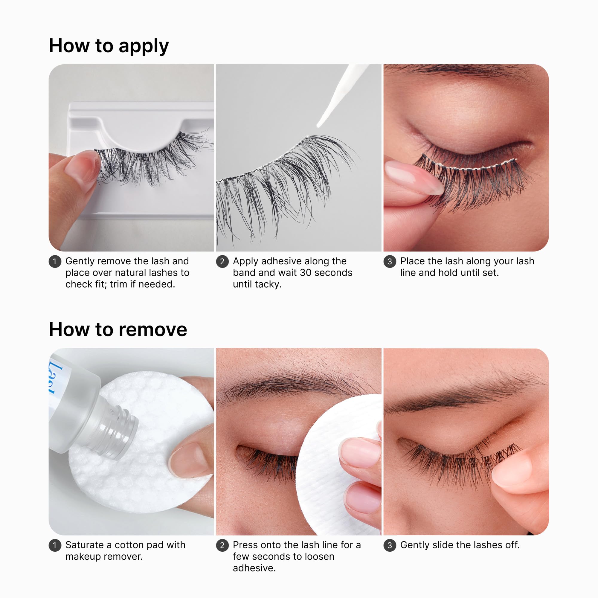 Kiss Lash Adhesive, Lash Glue, 24hr Strip Eyelash Adhesive, Clear, Includes Lash Adhesive, Long Lasting Wear, Can Be Used with Strip Lashes and Lash Clusters
