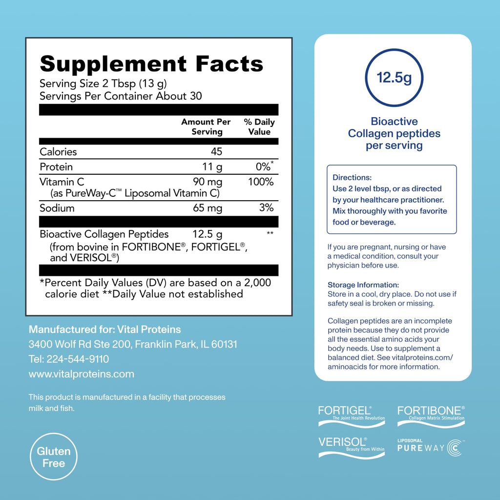 Vital Proteins Professional Bioactive Collagen Complex Daily Support 13.9oz