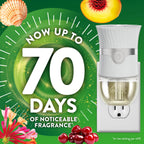 Air Wick Plug In Air Freshener Refills, Lush Honeysuckle & Sweet Peach, 4ct