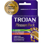 Buy now Trojan Pleasure Variety Pack Lubricated Condoms - 12 Count at indiglob india