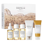 SKIN1004 Centella Travel Kit, Korean Skin Care Set of 5, Travel Size | A Travel Size Skincare Gift Set with Toner, Serum, Oil Cleanser, Face Wash, and Moisturizer, Made with Madagascar Centella