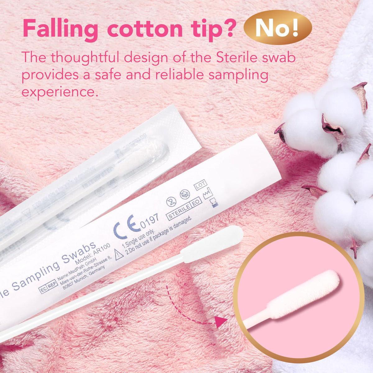 Easy@Home 5 Pack Vaginal pH Test Strip for Women, Yeast Infection & BV Test