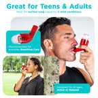 AirPhysio | Drug-Free Portable Breathing Trainer Device for Lungs | Breathe Better, Improve Lung Health & Mucus Clearance | Average Lung Capacity Device | Made in Australia