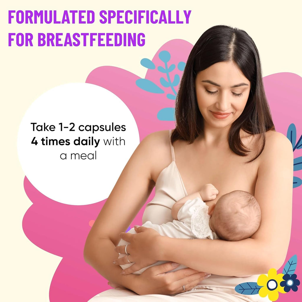 Buy now Mama's Select Organic Goatâ€™s Rue Capsules for Breast Milk Production â€“ Non-GMO, Vegan, Gluten- Free Lactation Support Supplement â€“ Safe & Effective for Nursing Moms â€“ Third-Party Tested at indiglob india