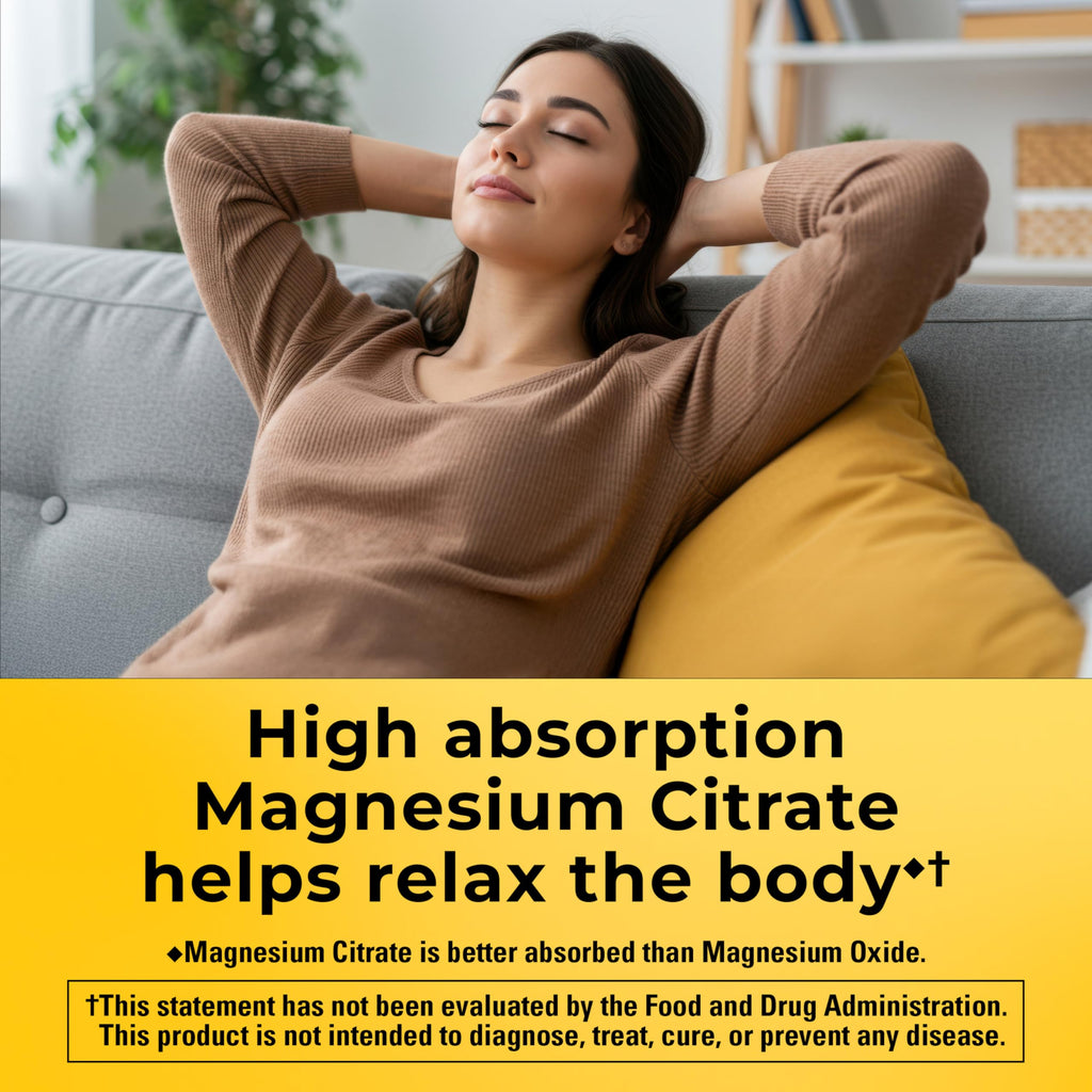 Nature Made High Absorption Magnesium Citrate 200mg per Serving, 60 Gummies | Magnesium Supplement for Muscle, Nerve, Bone and Heart Health Support, Mixed Berry Flavored Magnesium Gummies, 30 Day Supply