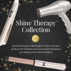 Remington Shine Therapy Curling Wand, 1 Inch, Argan Oil & Keratin | Argan Oil and Keratin infused, Straight Barrel for Loose Waves, Includes Heat Glove, Ceramic Technology for Smooth Shine