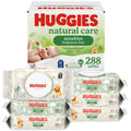 Huggies Natural Care Sensitive Baby Wipes, Unscented, 6 Packs, 288 Wipes