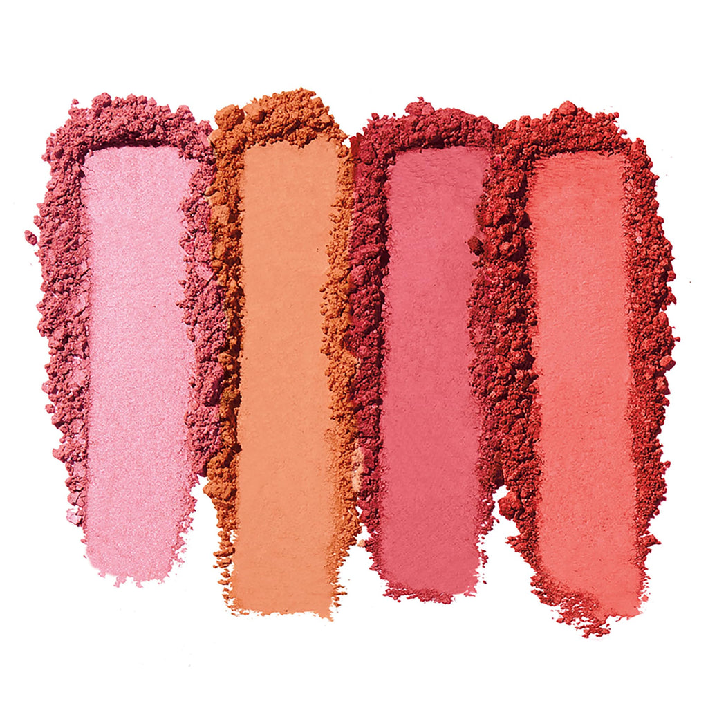 Buy now e.l.f. Cosmetics Powder Blush Palette, Four Blush Shades for Beautiful, Long-Lasting Pigment, Light at indiglob india