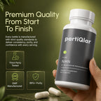 partiQlar Pure NMN Supplement 500mg - High Purity NAD+ Booster Capsules