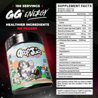 Gamer Supps GG Energy - Goof Juice by MoistCr1TiKaL (100 Servings) - Keto Friendly Gaming Energy and Nootropic Blend, Sugar Free + Caffeine + Vitamins + Immune Support, Powder Drink