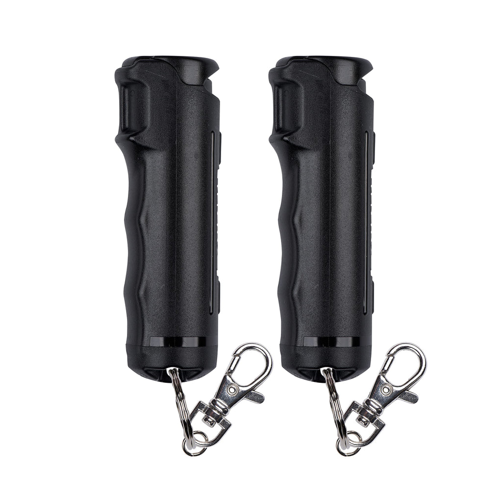 Buy now Sabre Pepper Gel - Fast Flip Top, Snap-Clip Keychain, Easy to Use & Carry, Maximum Police Strength OC Spray with UV Dye for Self Defense, 10 Second Spray Time, Finger Grip for Faster Aim, 0.54 fl oz at indiglob india