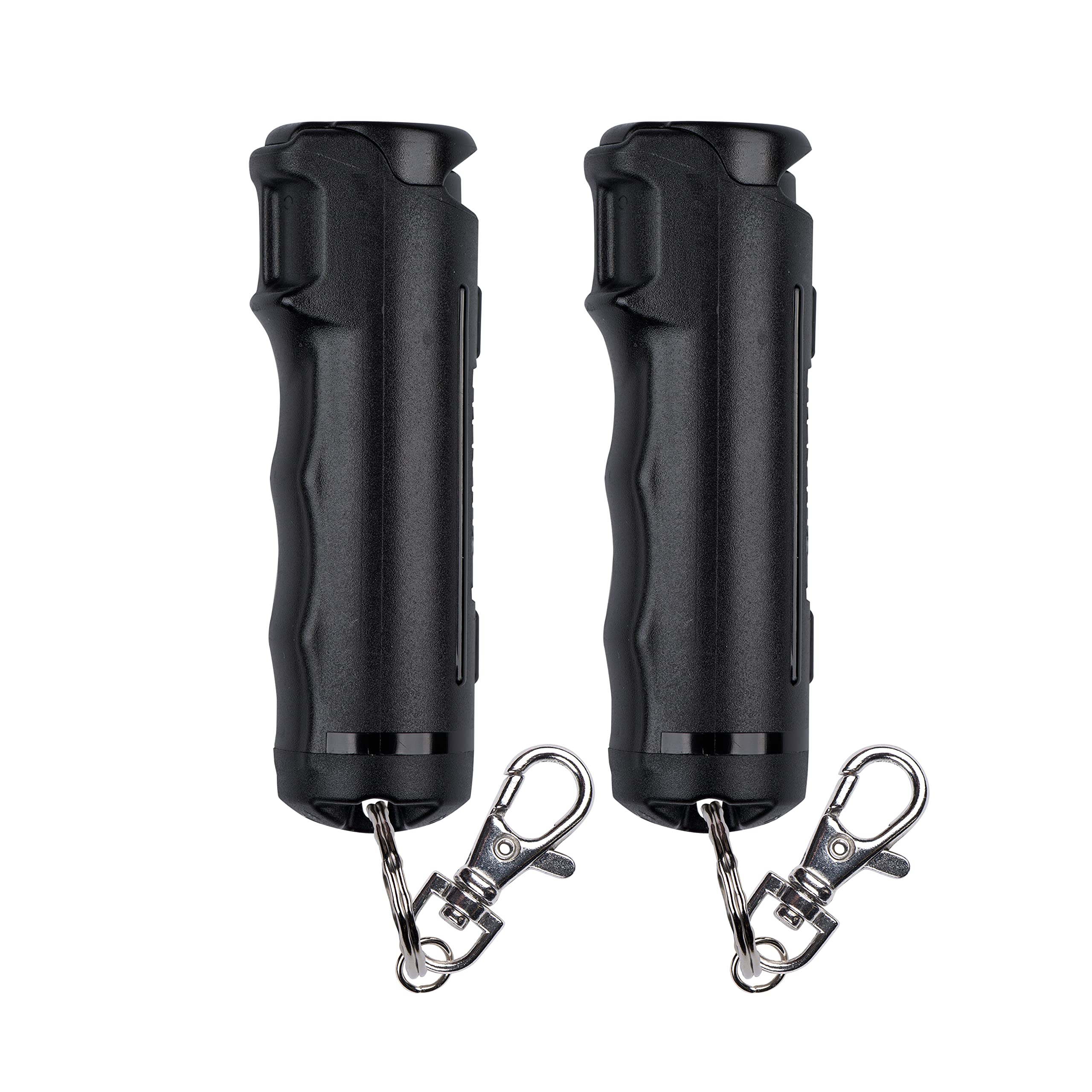 Buy now Sabre Pepper Gel - Fast Flip Top, Snap-Clip Keychain, Easy to Use & Carry, Maximum Police Strength OC Spray with UV Dye for Self Defense, 10 Second Spray Time, Finger Grip for Faster Aim, 0.54 fl oz Black, 2-Pack at indiglob india