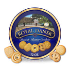 Buy now Royal Dansk Danish Butter Cookies, Premium Assorted Cookies in Gift Tin, Great for Sharing and Gifting, 12 oz at indiglob india