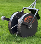 Patented Rolling Lawn Aerator Manual Coring Tool Compacted Soil Loosening