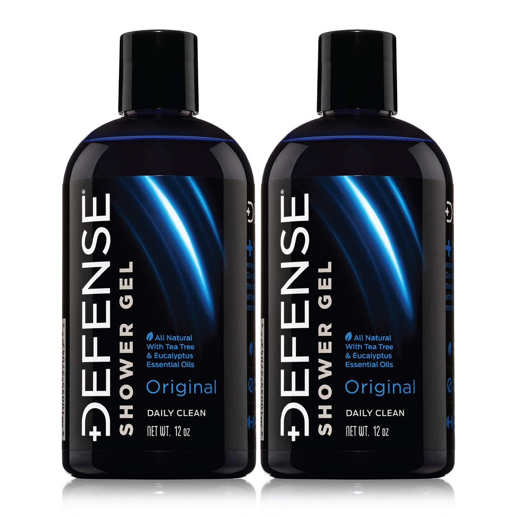 Defense Soap Tea Tree Body Wash All Natural Organic Shower Soap | Odor Control & Skin Fungal Protection for Athletes, Sports, Post Workout & Recovery - 32 oz