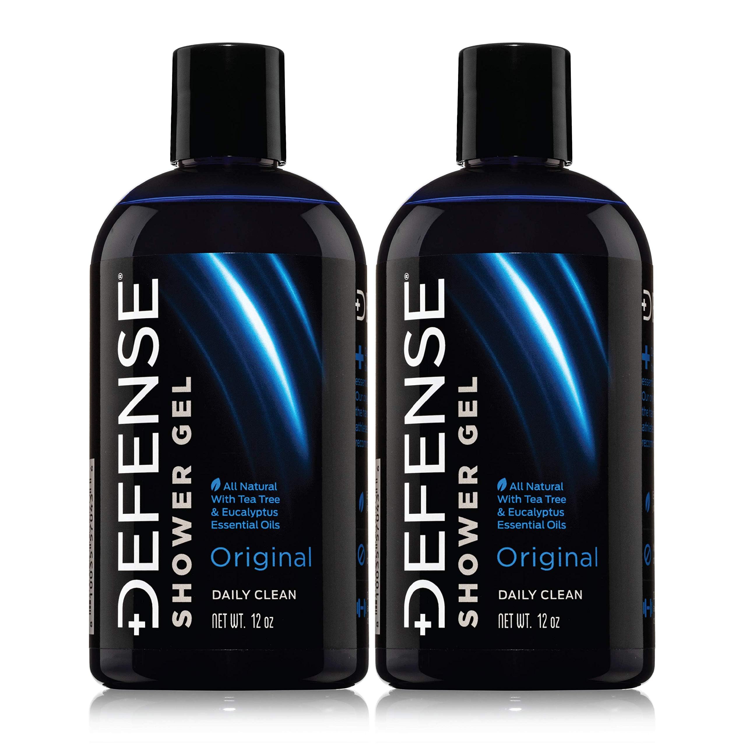 Defense Soap Tea Tree Body Wash All Natural Organic Shower Soap | Odor Control & Skin Fungal Protection for Athletes, Sports, Post Workout & Recovery - 32 oz