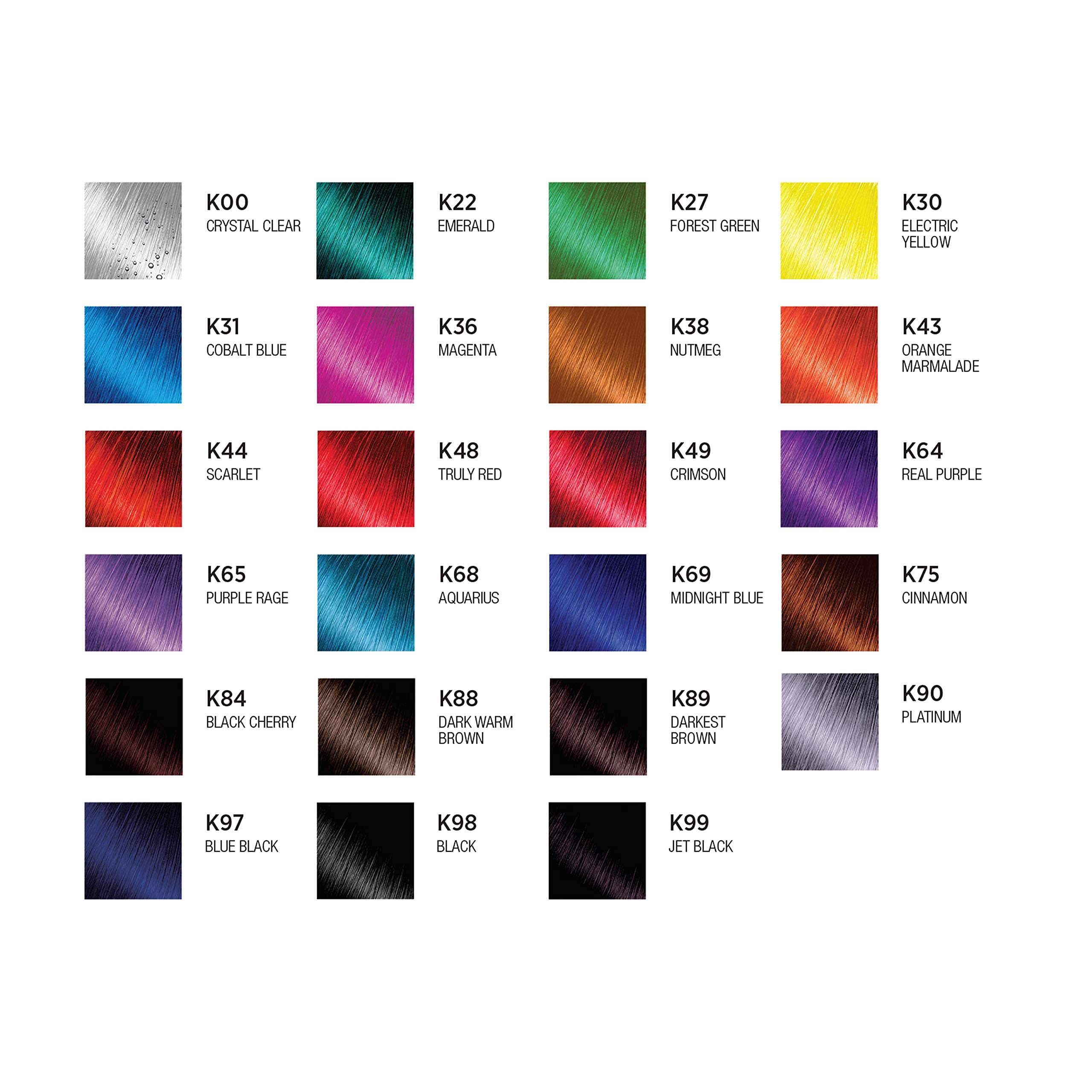 Buy now Kiss Express Semi-Permanent Hair Color â€“ Vivid, Highly Pigmented Dye for Vibrant Hair, Gentle Formula, Gray Coverage, pH Balanced,23 Intermixable Shades, All Hair Types (3.5 oz, Darkest Brown,1 Count) at indiglob india