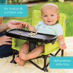 Buy now Summer by Bright Starts Pop 'N Sit Portable Booster Chair, Floor Seat, Indoor/Outdoor Use, Compact Fold, Green, 6 Mos - 3 Yrs at indiglob india