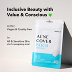 Buy now AVARELLE Acne Cover Patches, Eligible Hydrocolloid Pimple Patches for Face with Tea Tree Oil, Korean Skincare Zit Patches for Face | HSA Store Eligible Items | Vegan, Cruelty-free at indiglob india