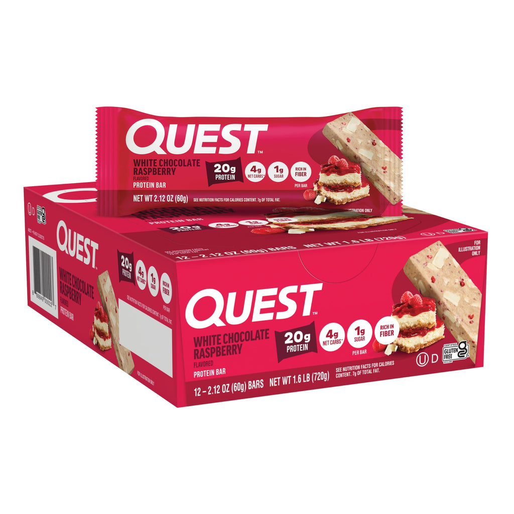 Buy now Quest Nutrition Chocolate Brownie Protein Bar, 20g Protein, 1g Sugar, 4g Net Carb, High Fiber, Gluten Free, 12 Count at indiglob india