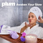 Plum Beauty Eyebrow Shaping Set – 2 Razors & Trimming Scissor with Brush