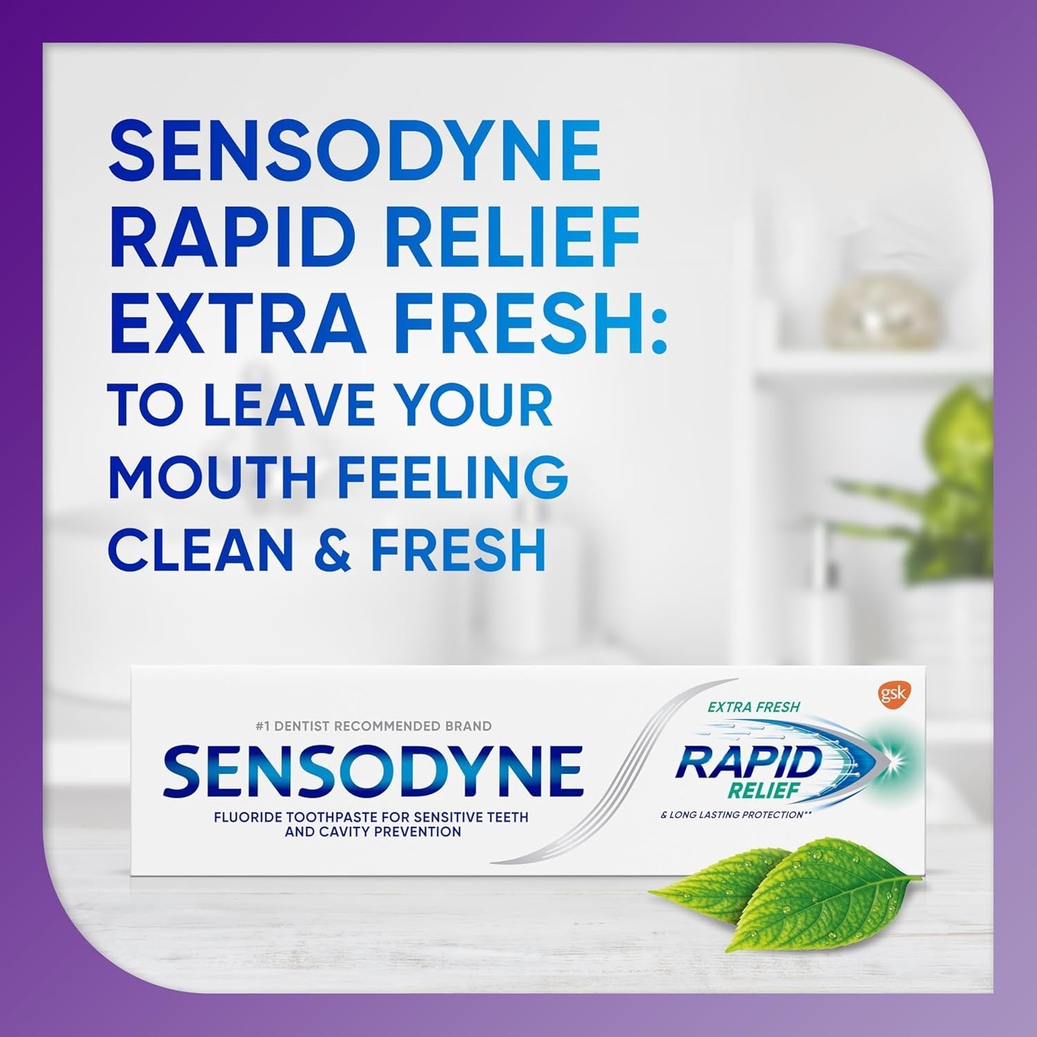Buy now Sensodyne Rapid Relief Sensitive Toothpaste, Cavity Prevention and Sensitive Teeth Treatment - 3.4 Ounces at indiglob india