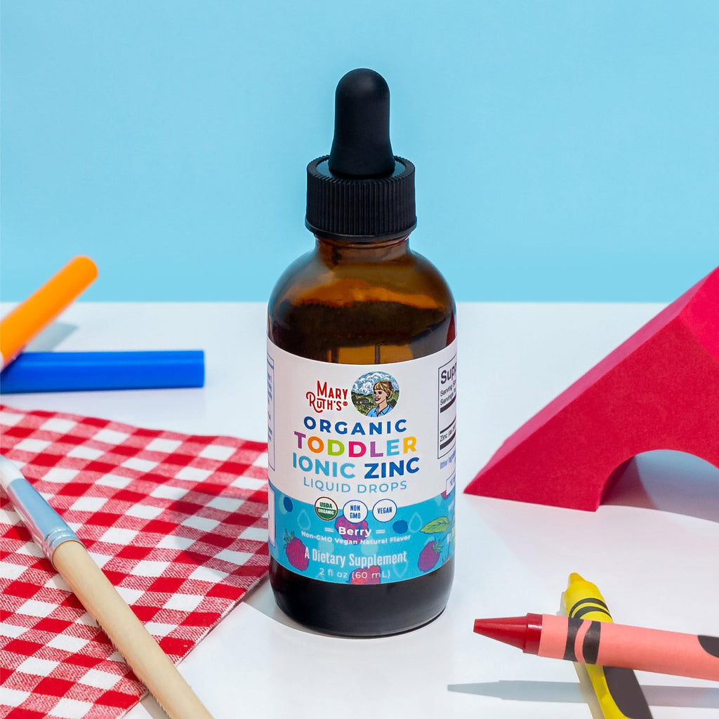 MaryRuth's Organic Toddler Zinc Liquid Drops, Berry Flavor, Vegan, 2 Fl Oz | Immune Support Supplement, Skin Health, Vegan, Formulated for Ages 1-3, 1 Month Supply