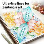 12 Colored Micro Pens 05, Fineliner pens Waterproof Archival Ink Micro Pen Set, Drawing Art Pens for Illustrating, Journaling, Bible Zentangle Supplies