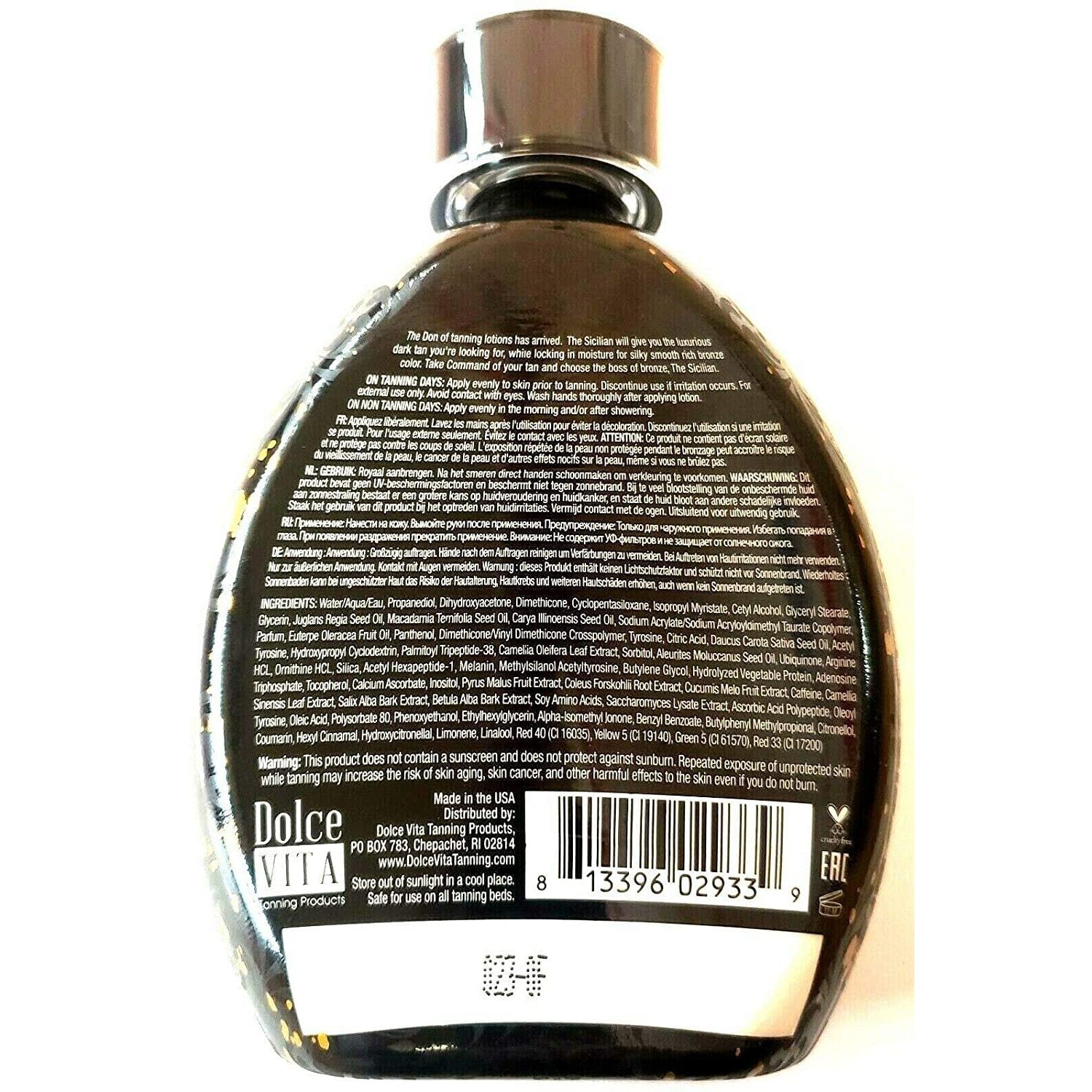Buy now The Sicilian 200X Dark Black Bronzer Tanning Lotion - BEST for Glowing Skin - Gradual Bronzing & Sunless Self Tanner Lotion - Luxurious Sunless Body Tanning Lotion Nourishes Skin at indiglob india