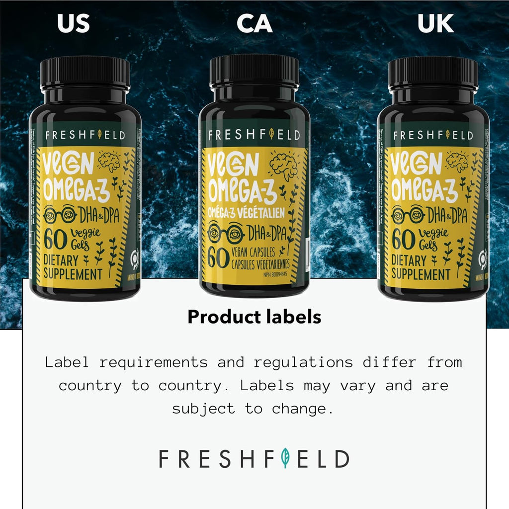 Buy now Vegan Omega 3 DHA: Algae Oil, Most Reviewed, Carrageenan Free, Sustainable, Tested, No Heavy Metals, Fish Oil Alt, Plant Based Omega. Supports Heart, Brain, Joint Health w/DPA at indiglob india