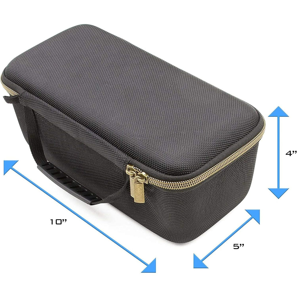 Buy now CASEMATIX Studio Case Compatible with Rode PodMic, Shure SM7B Microphone and Other Large Podcast Mics with XLR Recording Accessories - Includes Podcasting Mic Bag Only at indiglob india