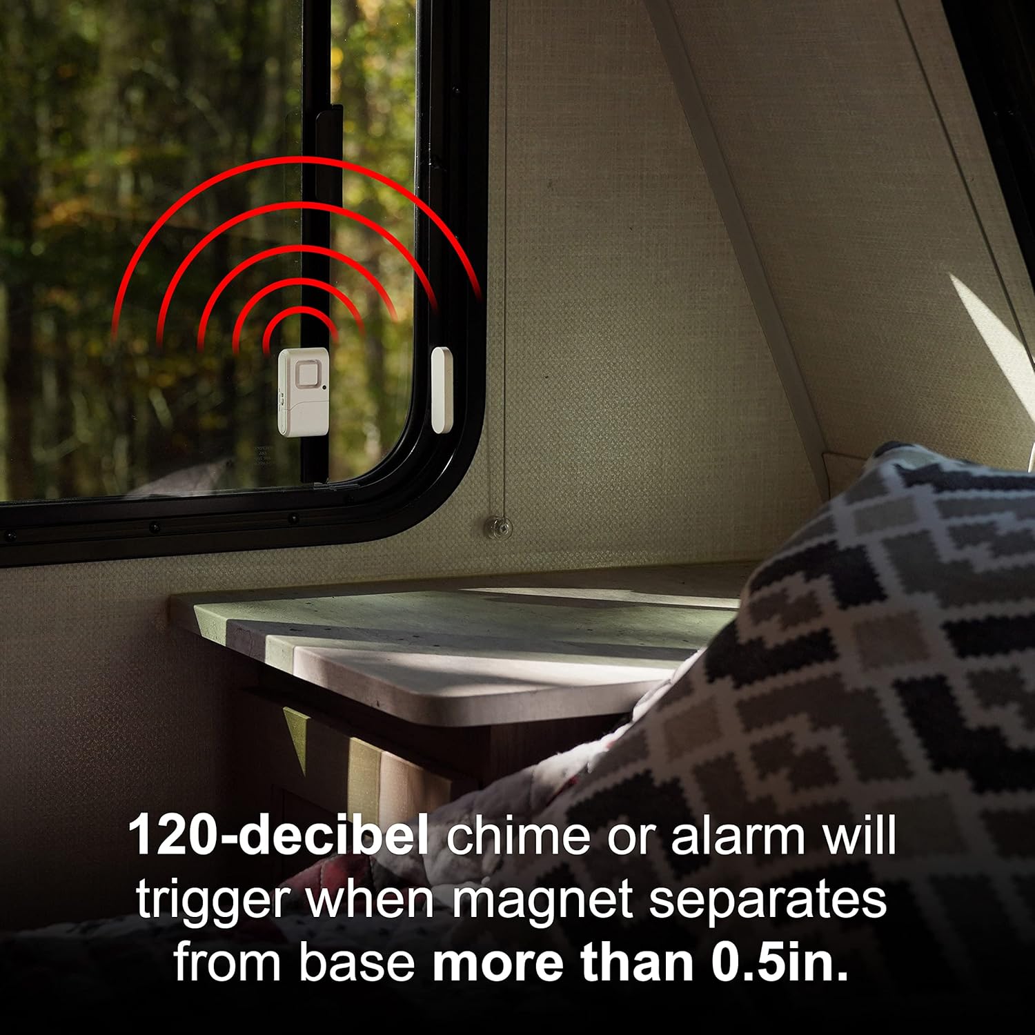 Buy now GE Personal Security Window and Door Alarm, 2 Pack, DIY Protection, Burglar Alert, Wireless Chime/Alarm, Easy Installation, Home Security, Ideal for Home, Garage, Apartment and More, White, 45115 at indiglob india