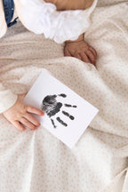 Buy now Pearhead Newborn Baby Handprint and Footprint Kit - No Mess Clean-Touch Ink Pad With Impression Cards, Safe for Skin, Perfect Keepsake for Family, Acid-Free, Black at indiglob india