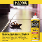 Buy now HARRIS Boric Acid Roach and Silverfish Killer Powder w/Lure for Insects (16oz) at indiglob india