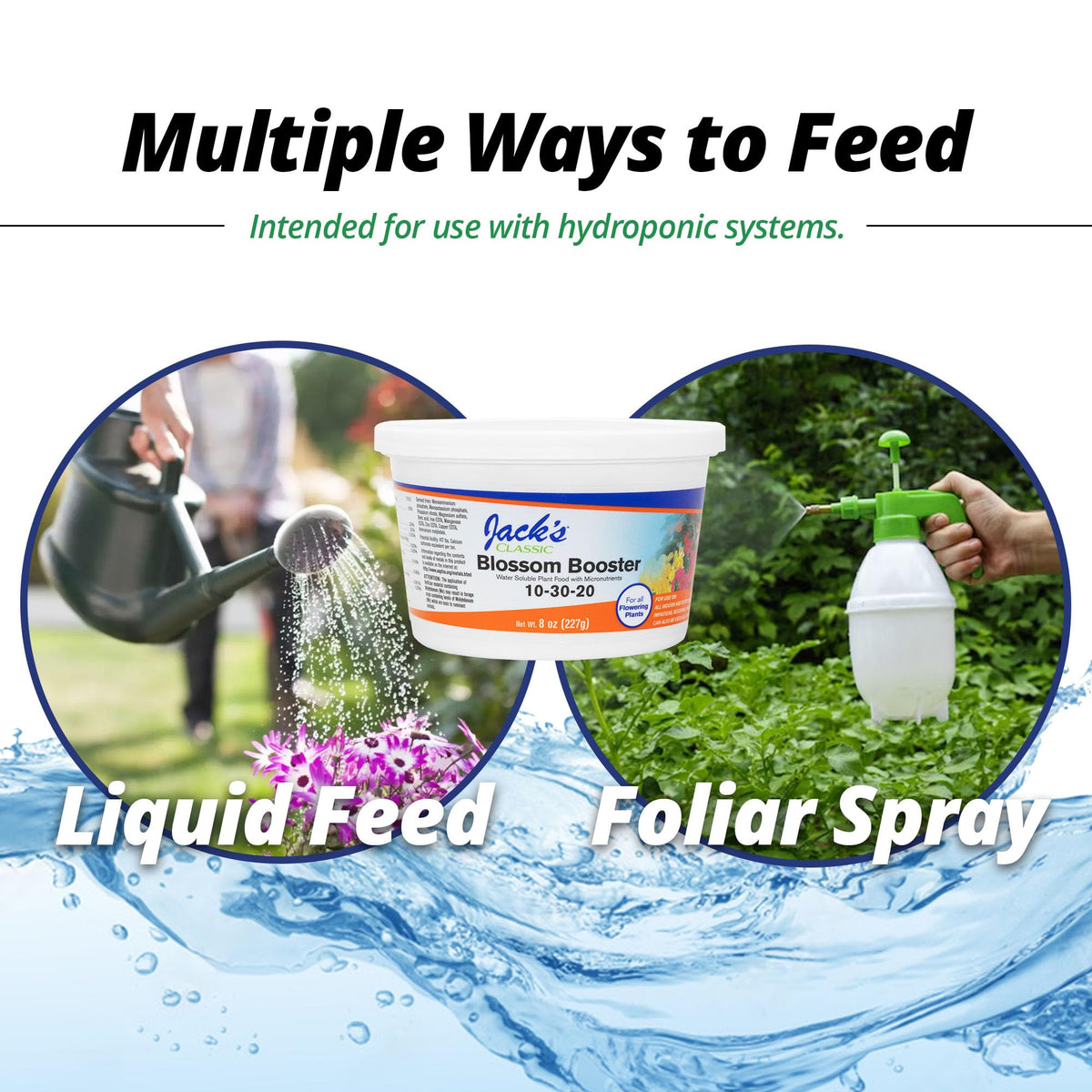 Jack's Classic 10-30-20 Blossom Booster Water-Soluble Fertilizer, 8oz