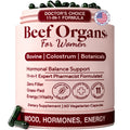 Beef Organ Supplement for Women, 11-in-1 Grass-Fed with Liver & Muira Puama