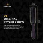 Buy now Denman D3 Original Curl Definer & Styler, Curly Hair Brush for Women & Men â€“ 7 Row Detangling & Curl Defining Brush for Smooth Defined Curls - a precision Styling Brush for straight hair at indiglob india