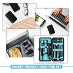 Discover the Utopia Care Professional Manicure Set, featuring a pocket-friendly design and authentic quality tools for perfect nails.