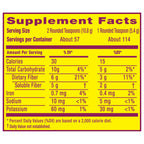 Metamucil, Daily Psyllium Husk Powder Supplement, Sugar-Free Powder, 4-in-1 Fiber for Digestive Health, No Added Sweetener, 114 teaspoons