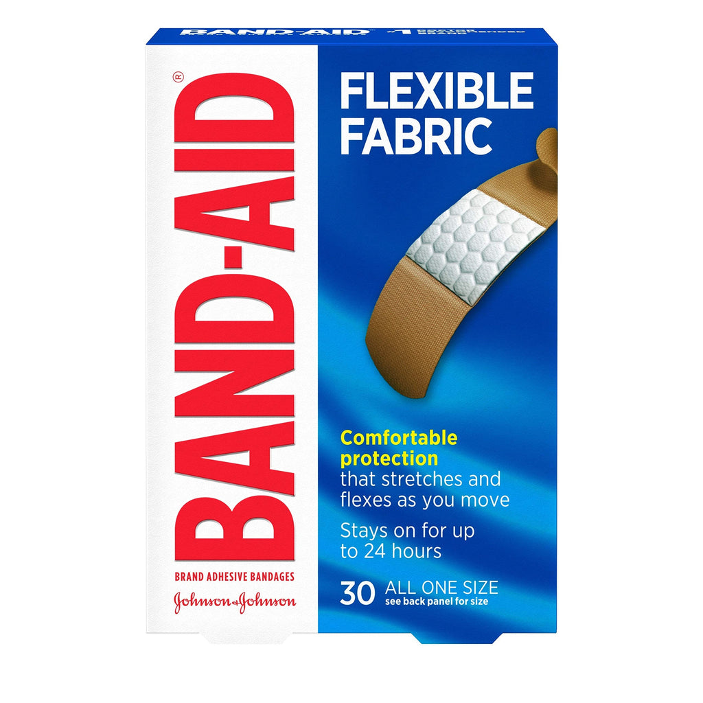 Buy now Band-Aid Adhesive Bandages Flexible Fabric, Extra Large, 10 Count at indiglob india