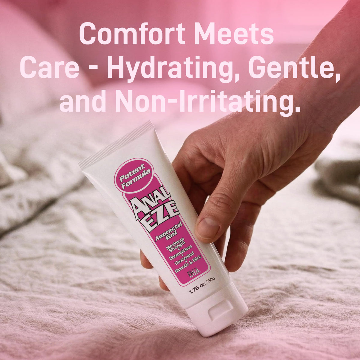 Numb Cream,Anal Numbing Cream,Strawberry Gel with Vitamin C and Aloe 50ml