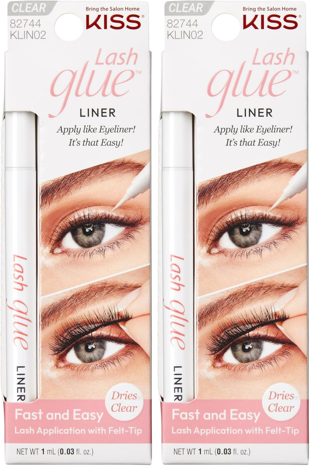Buy now KISS Lash Adhesive, Lash Glue, 24hr Strip Eyelash Adhesive, Clear, Includes Lash Adhesive, Long Lasting Wear, Can Be Used with Strip Lashes and Lash Clusters at indiglob india