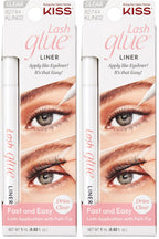 Buy now KISS Lash Adhesive, Lash Glue, 24hr Strip Eyelash Adhesive, Clear, Includes Lash Adhesive, Long Lasting Wear, Can Be Used with Strip Lashes and Lash Clusters at indiglob india