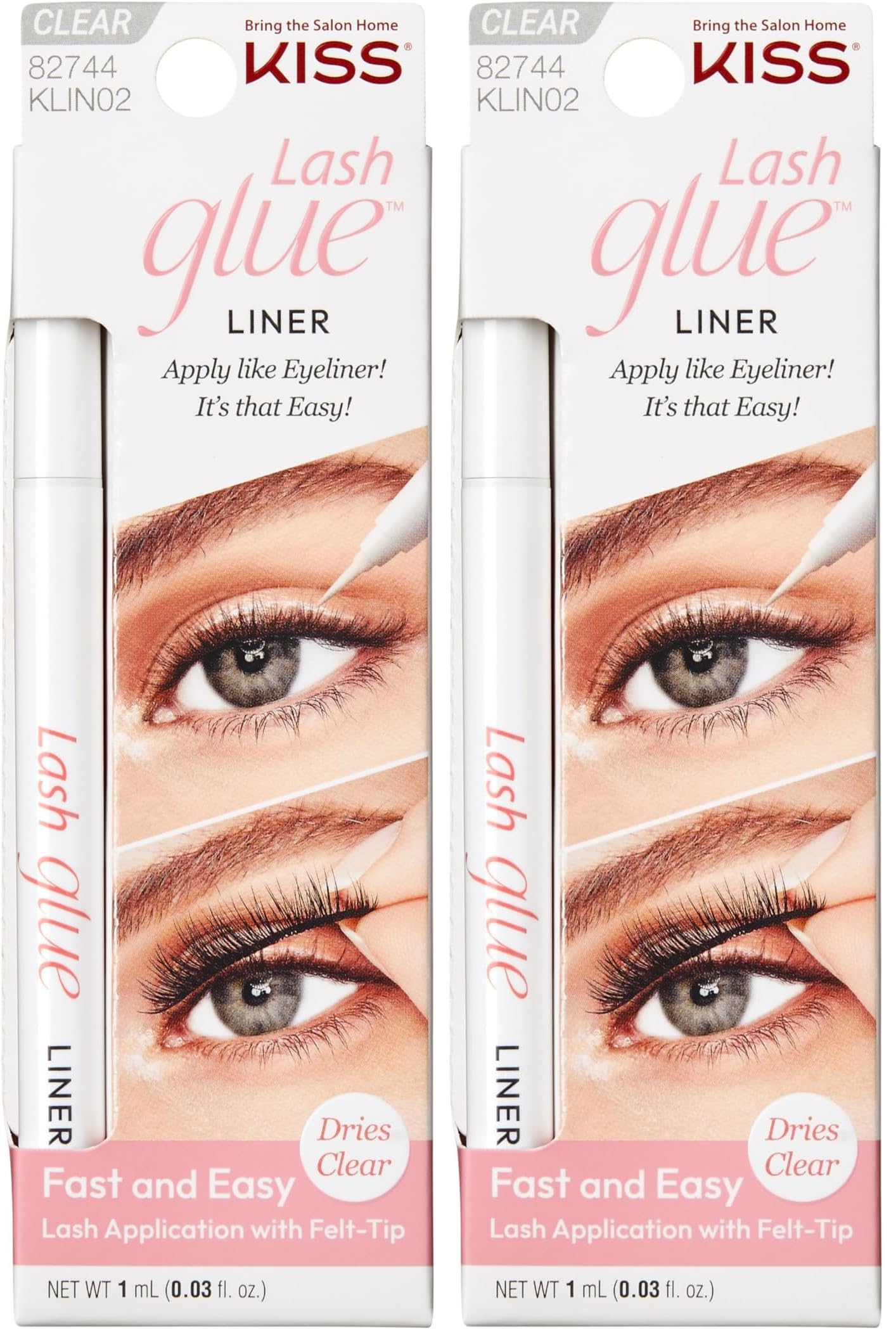 Buy now KISS Lash Adhesive, Lash Glue, 24hr Strip Eyelash Adhesive, Clear, Includes Lash Adhesive, Long Lasting Wear, Can Be Used with Strip Lashes and Lash Clusters at indiglob india